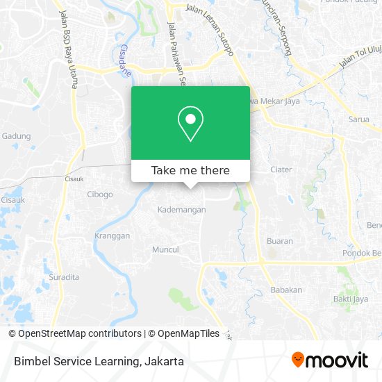 Bimbel Service Learning map