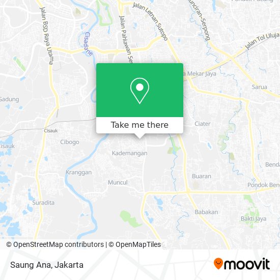 Saung Ana map