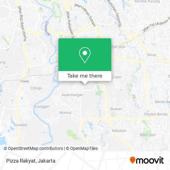 Pizza Rakyat map