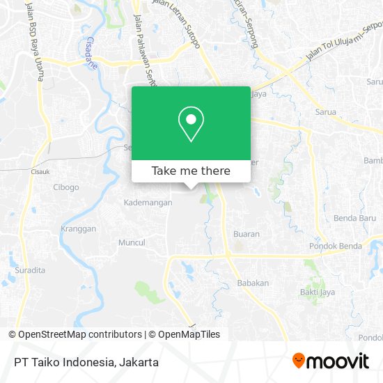 PT Taiko Indonesia map