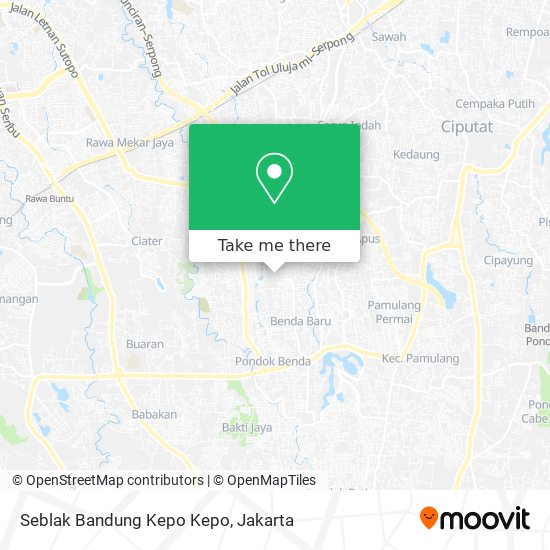 Seblak Bandung Kepo Kepo map