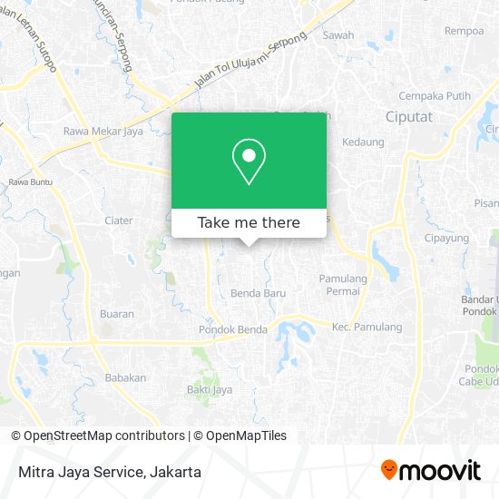 Mitra Jaya Service map