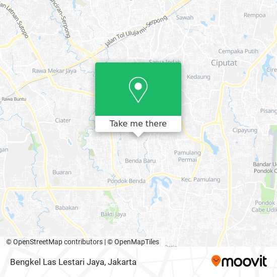 Bengkel Las Lestari Jaya map