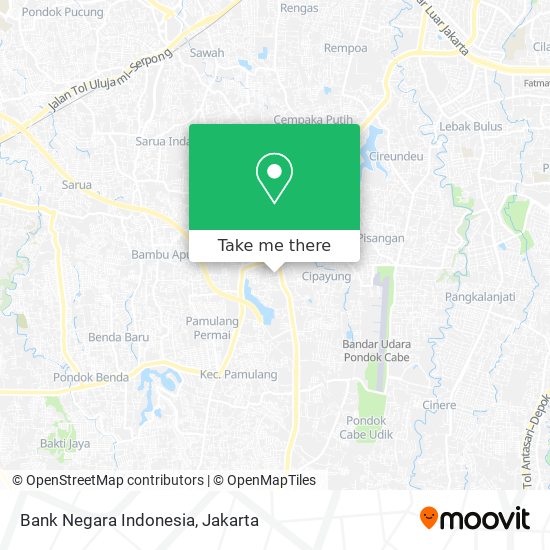 Bank Negara Indonesia map