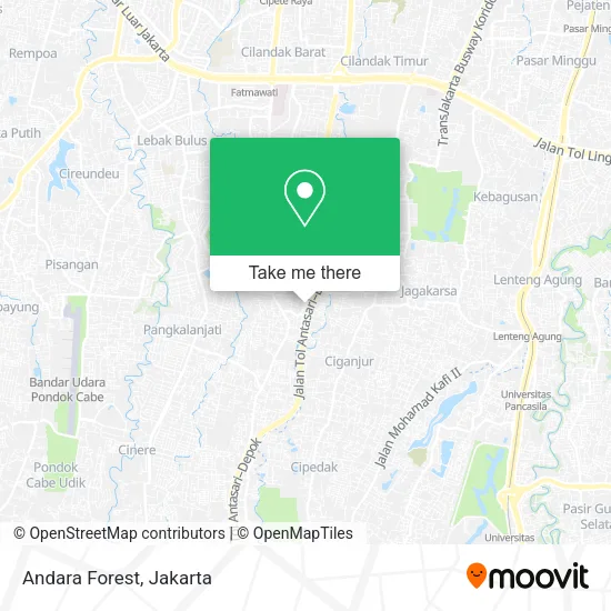 Andara Forest map