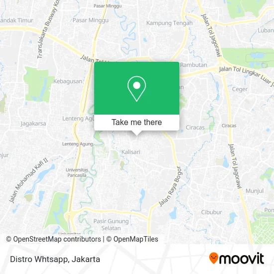 Distro Whtsapp map