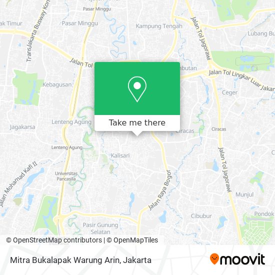 Mitra Bukalapak Warung Arin map