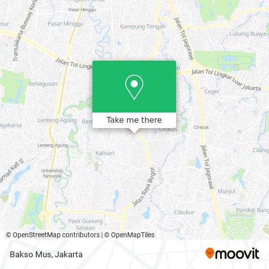 Bakso Mus map