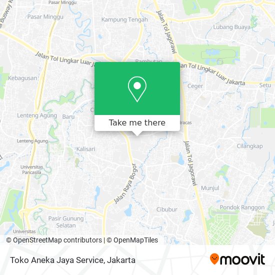 Toko Aneka Jaya Service map