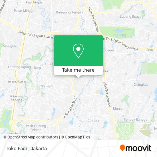 Toko Fadri map