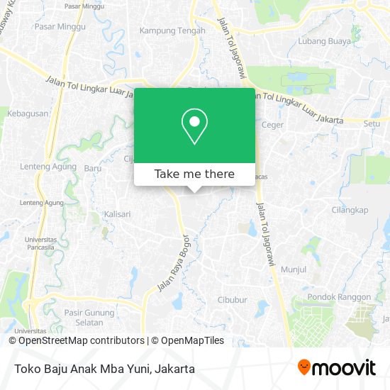 Toko Baju Anak Mba Yuni map