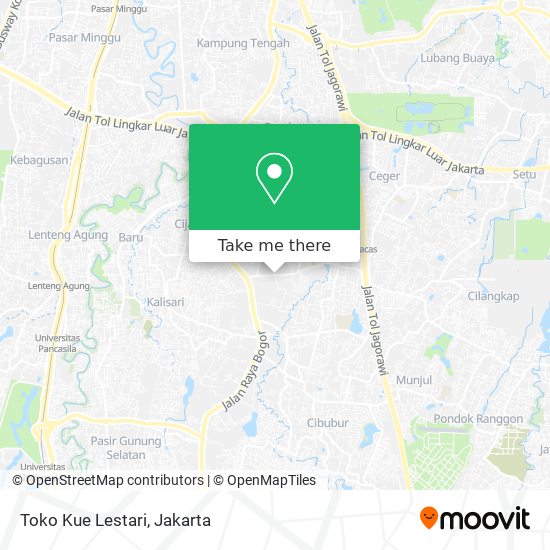 Toko Kue Lestari map