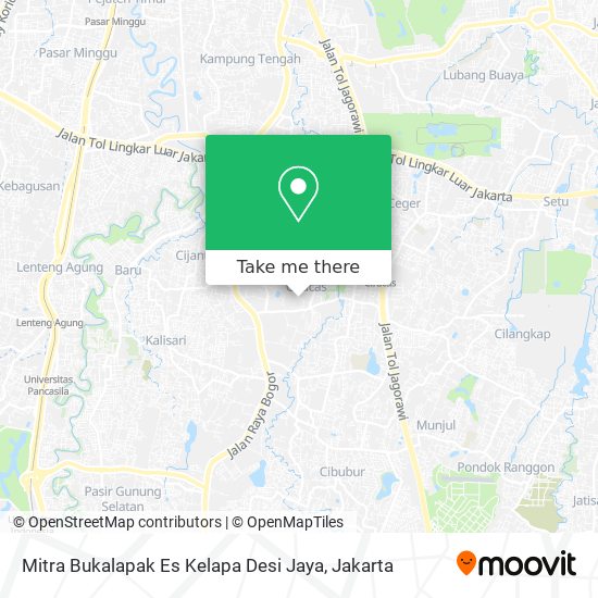 Mitra Bukalapak Es Kelapa Desi Jaya map