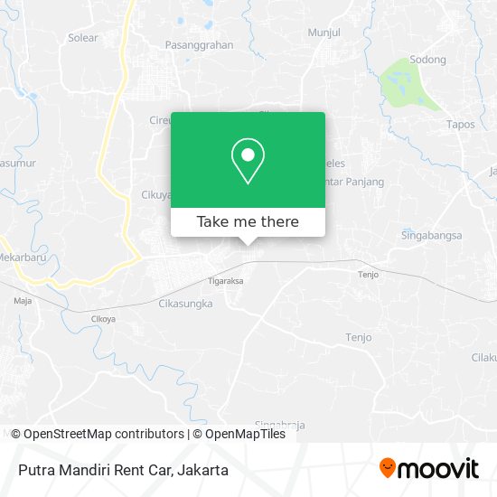 Putra Mandiri Rent Car map