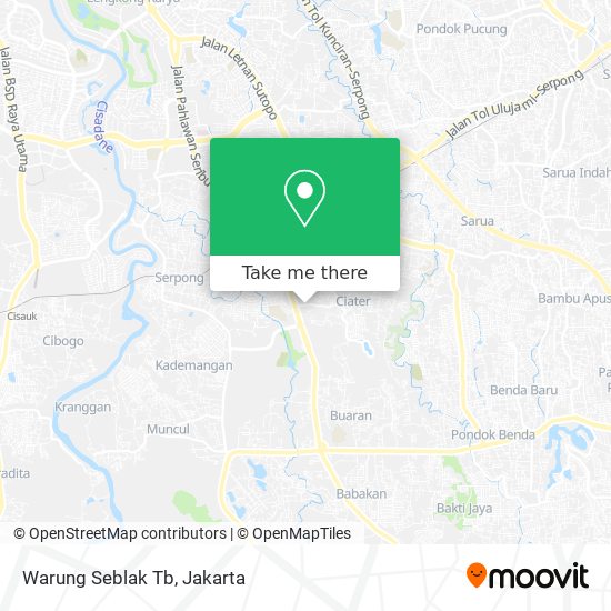 Warung Seblak Tb map