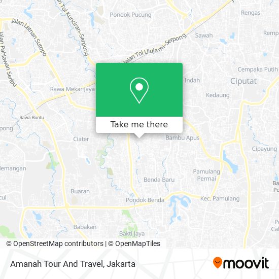 Amanah Tour And Travel map