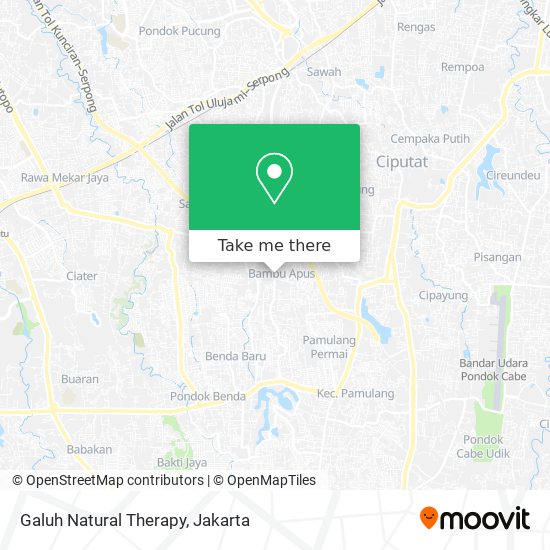 Galuh Natural Therapy map