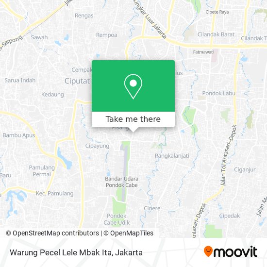 Warung Pecel Lele Mbak Ita map