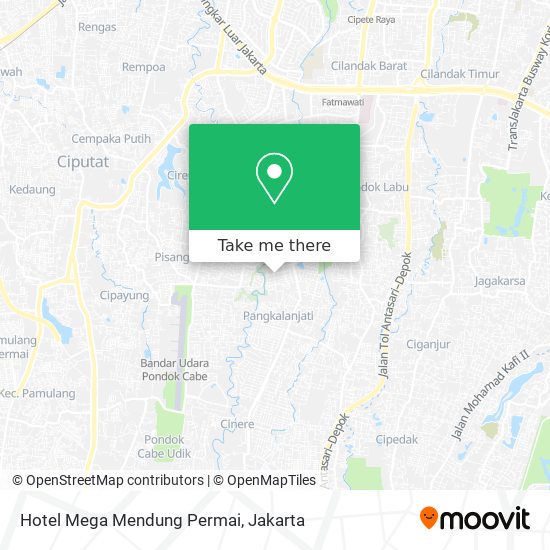 Hotel Mega Mendung Permai map