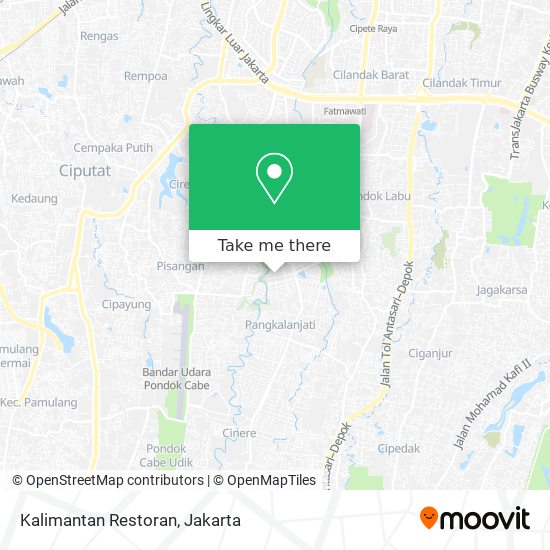 Kalimantan Restoran map