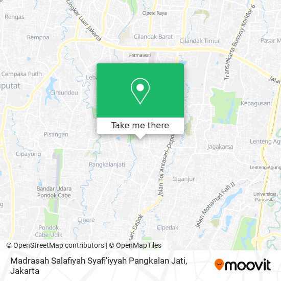 Madrasah Salafiyah Syafi'iyyah Pangkalan Jati map