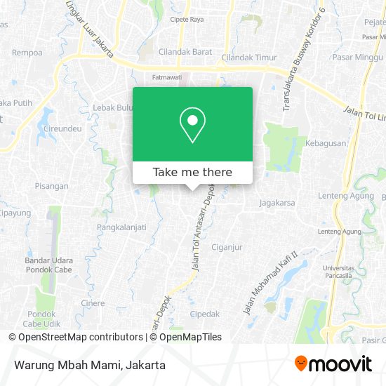 Warung Mbah Mami map