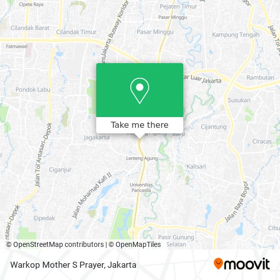 Warkop Mother S Prayer map