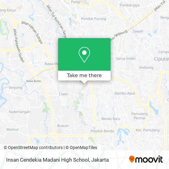 Insan Cendekia Madani High School map