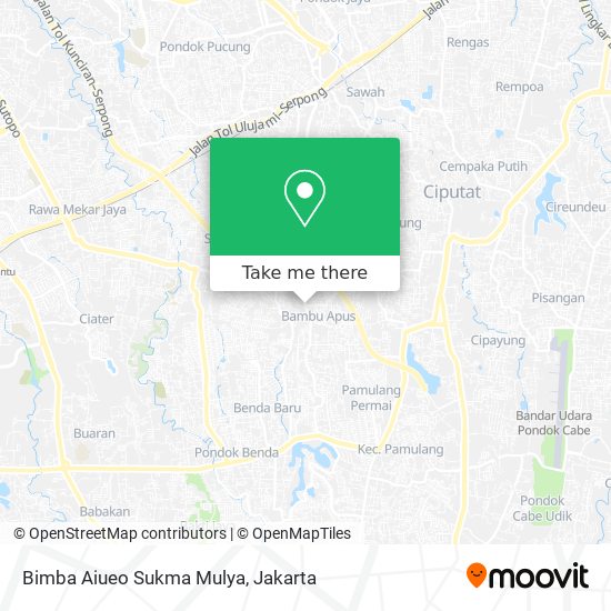 Bimba Aiueo Sukma Mulya map