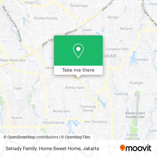 Setiady Family. Home Sweet Home map