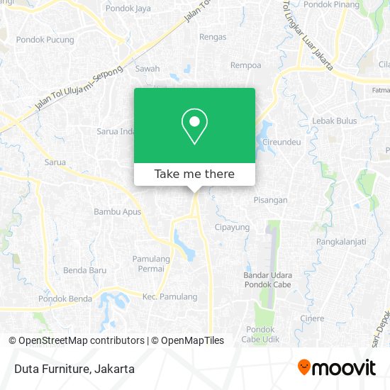 Duta Furniture map