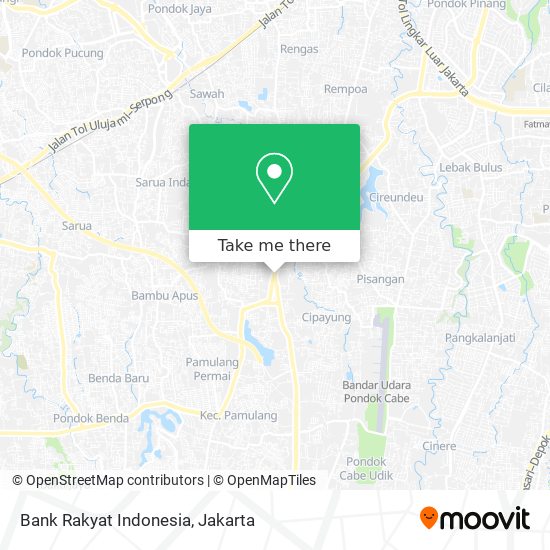 Bank Rakyat Indonesia map