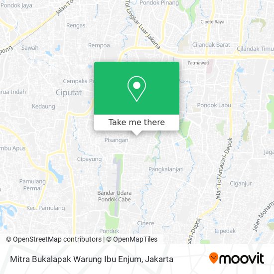 Mitra Bukalapak Warung Ibu Enjum map