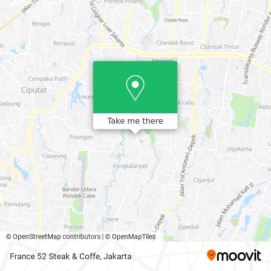 France 52 Steak & Coffe map