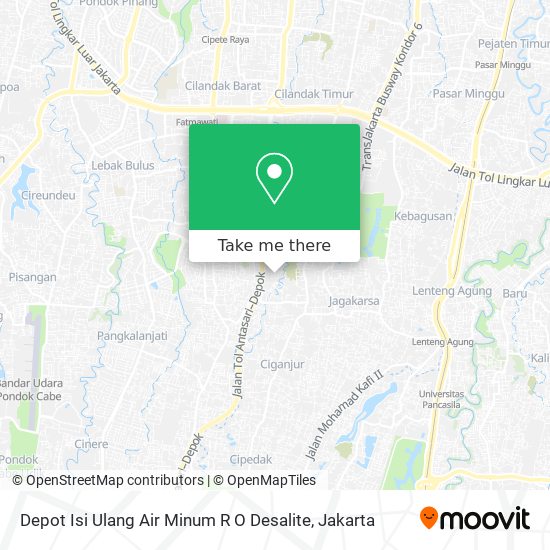 Depot Isi Ulang Air Minum R O Desalite map