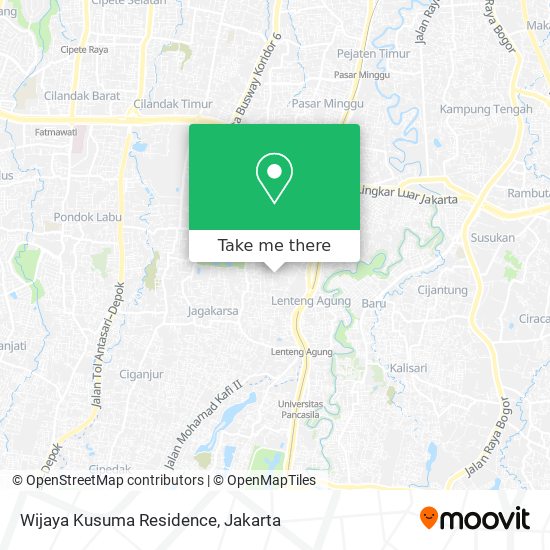 Wijaya Kusuma Residence map