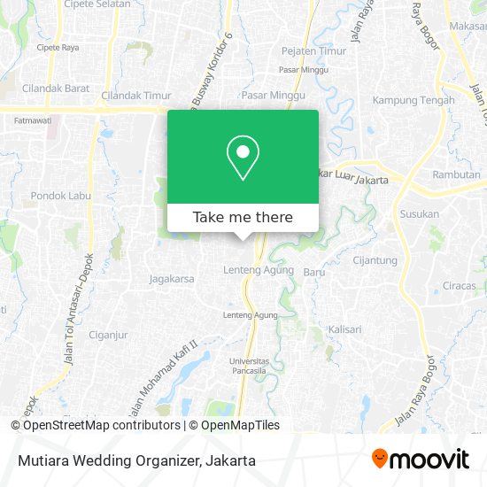 Mutiara Wedding Organizer map