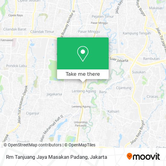 Rm Tanjuang Jaya Masakan Padang map