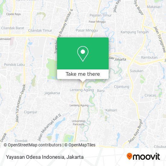Yayasan Odesa Indonesia map