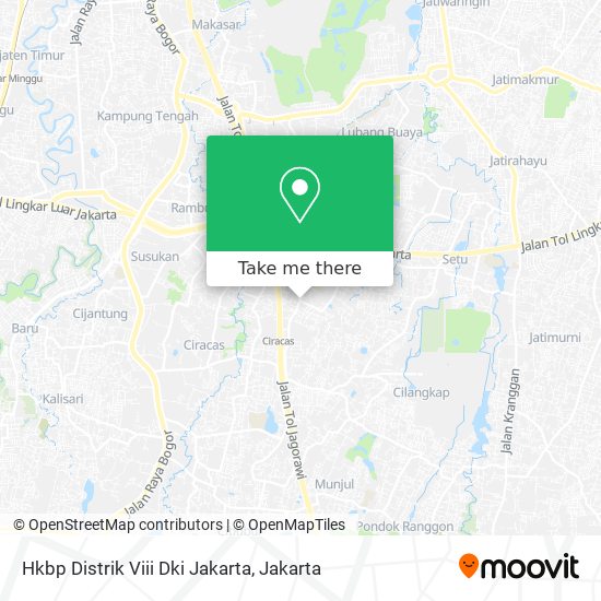 Hkbp Distrik Viii Dki Jakarta map