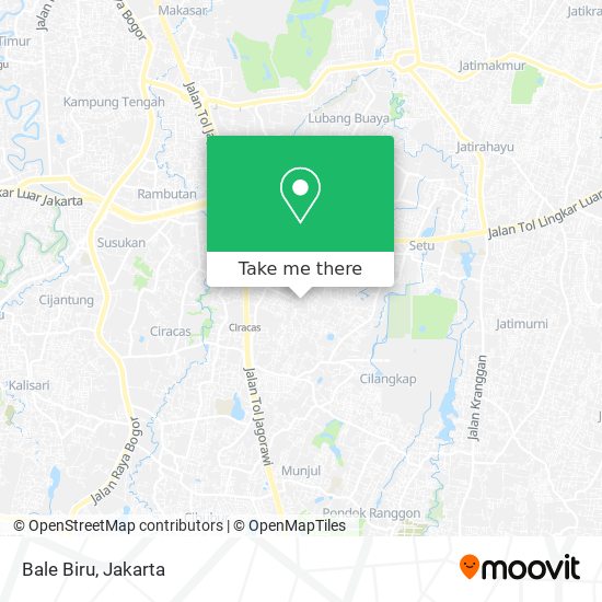 Bale Biru map