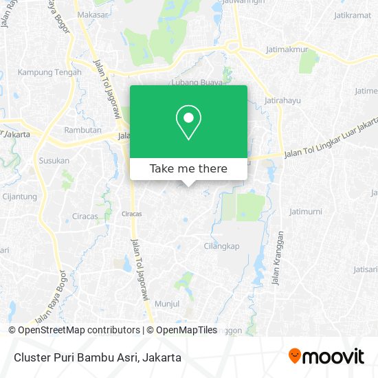 Cluster Puri Bambu Asri map