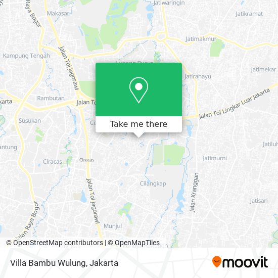 Villa Bambu Wulung map