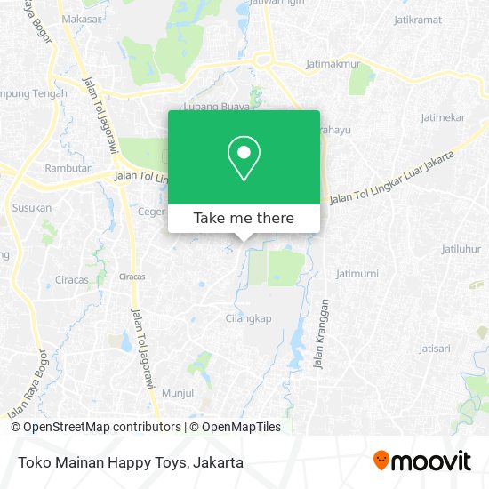 Toko Mainan Happy Toys map