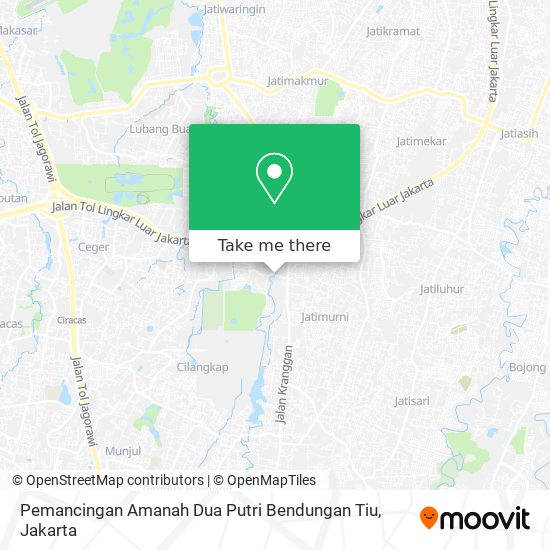 Pemancingan Amanah Dua Putri Bendungan Tiu map