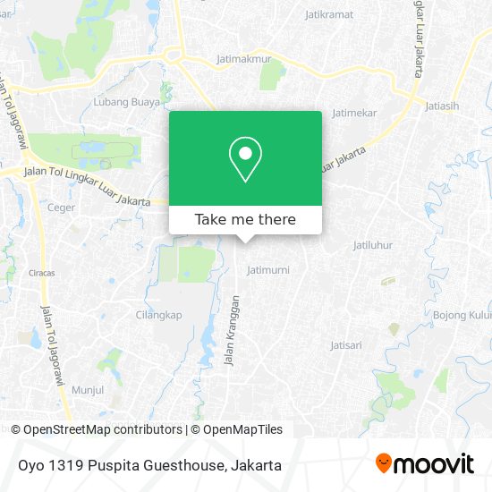Oyo 1319 Puspita Guesthouse map
