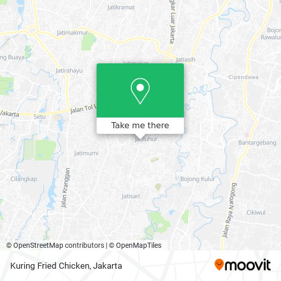 Kuring Fried Chicken map