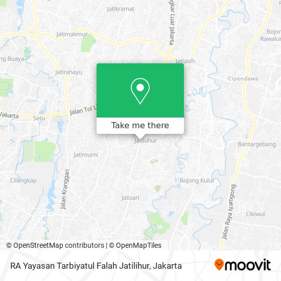 RA Yayasan Tarbiyatul Falah Jatilihur map