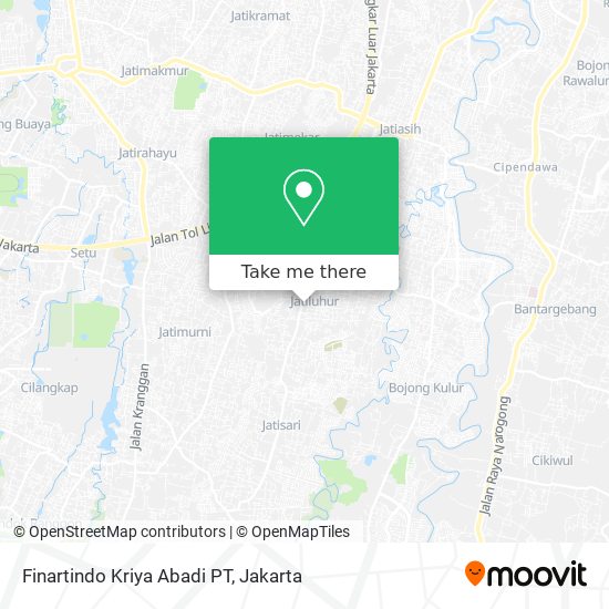 Finartindo Kriya Abadi PT map