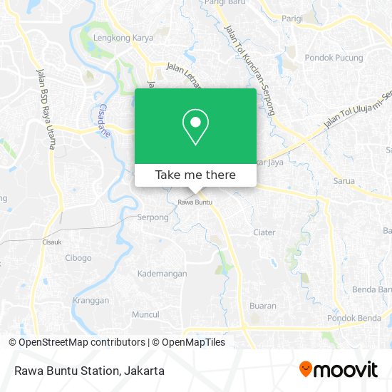 Rawa Buntu Station map